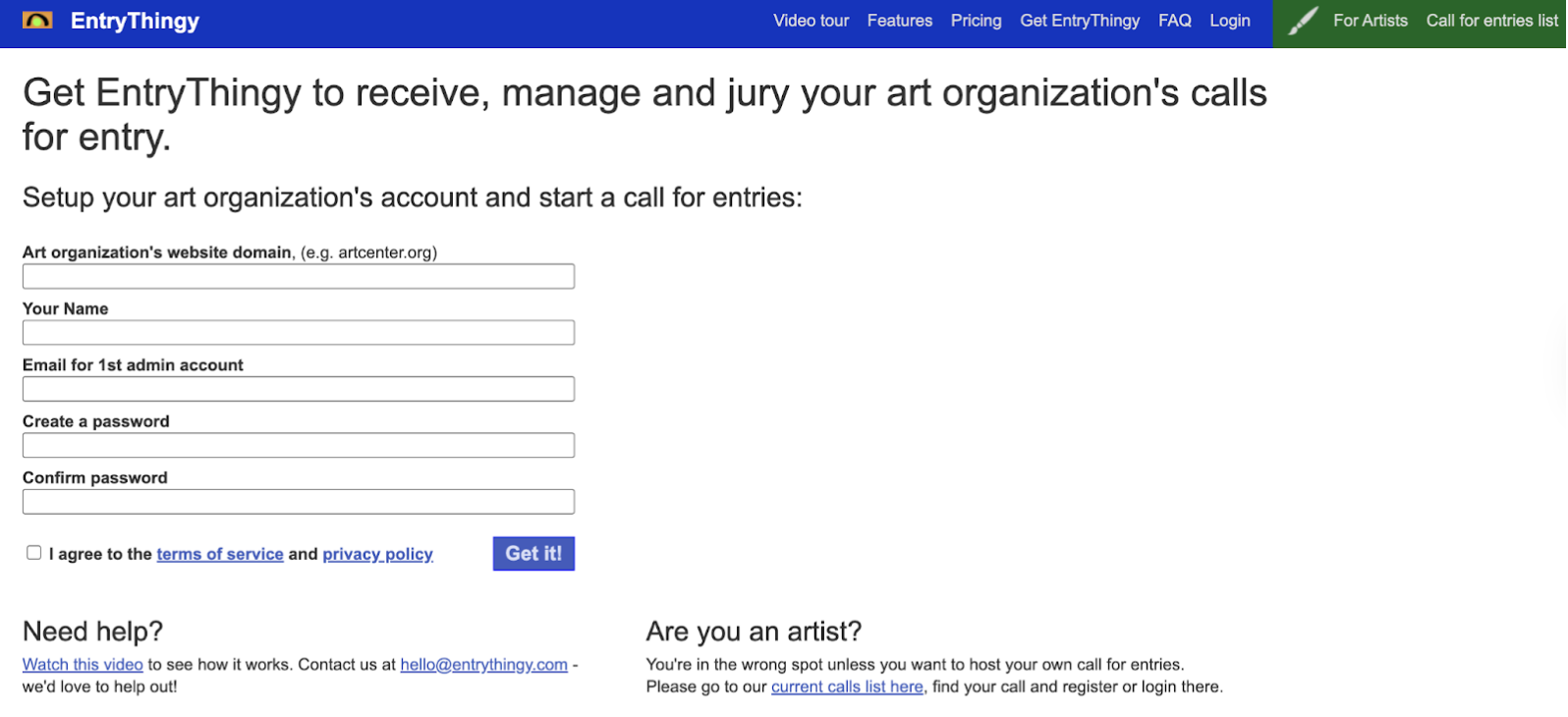 Art Submission Management Platform