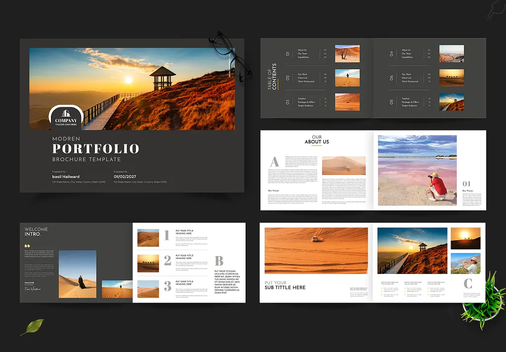 Landscape Modern Portfolio Template