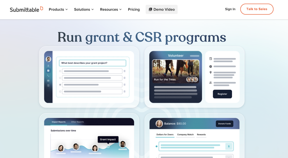 Submittable Homepage