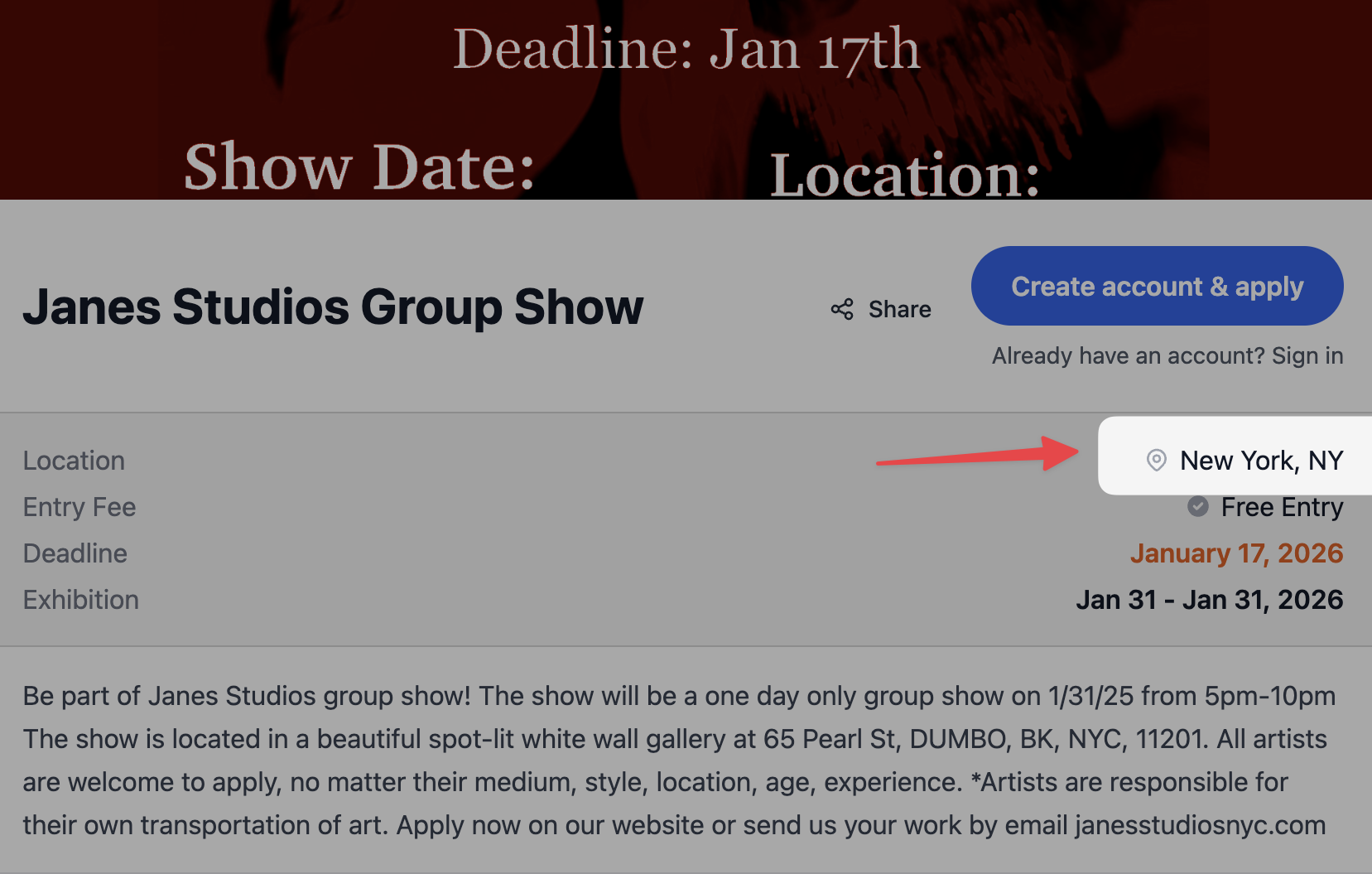 EntryThingy call example